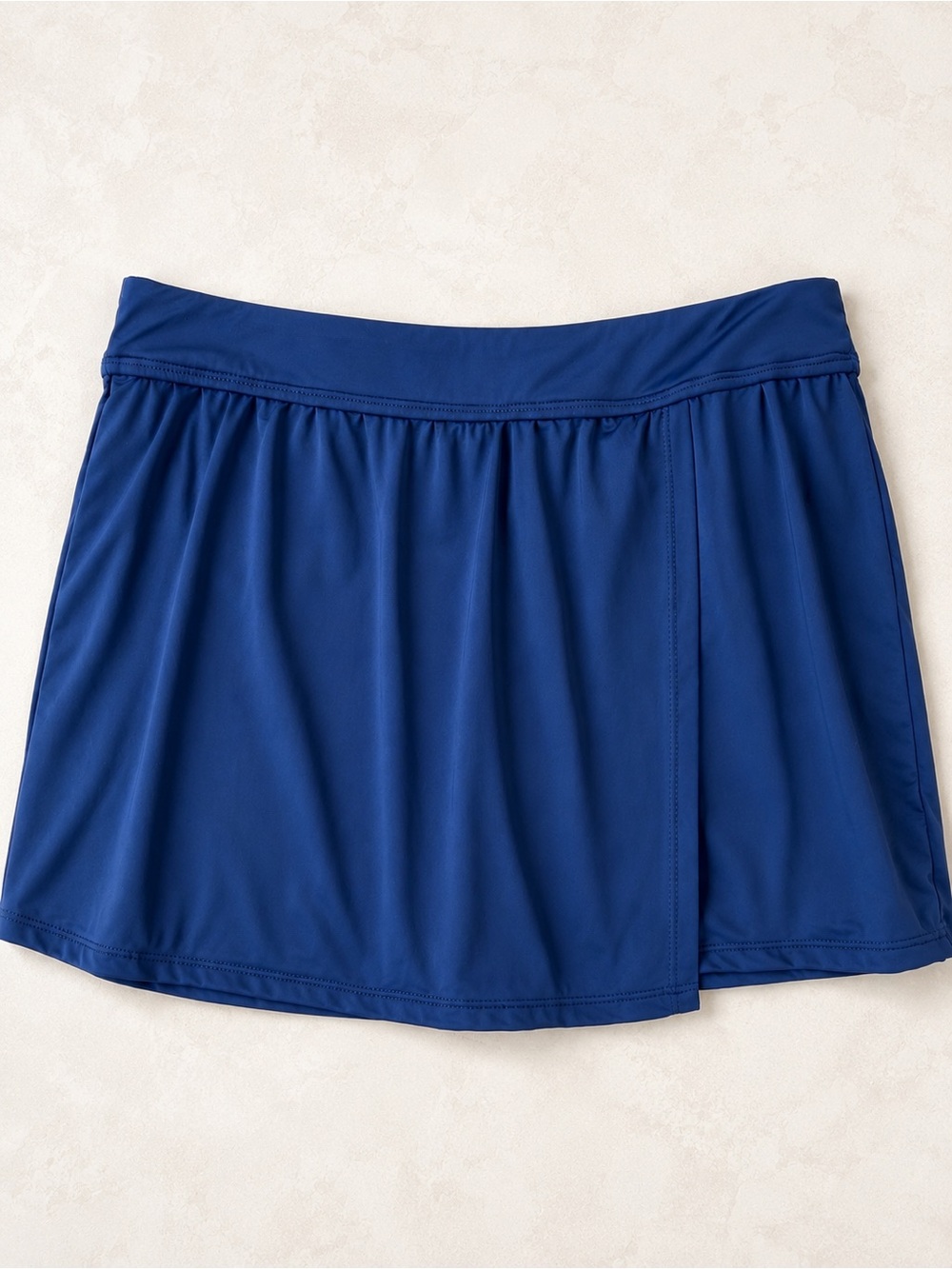 Catalina Blue Swim Skirt Skort Women’s S 4-6 Built-In Bikini Bottom Stretch